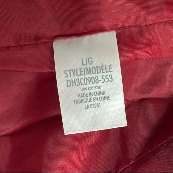 Denver Hanes Cozy Classics Ruban Red Women’s Jacket Size L - Picture 11 of 13